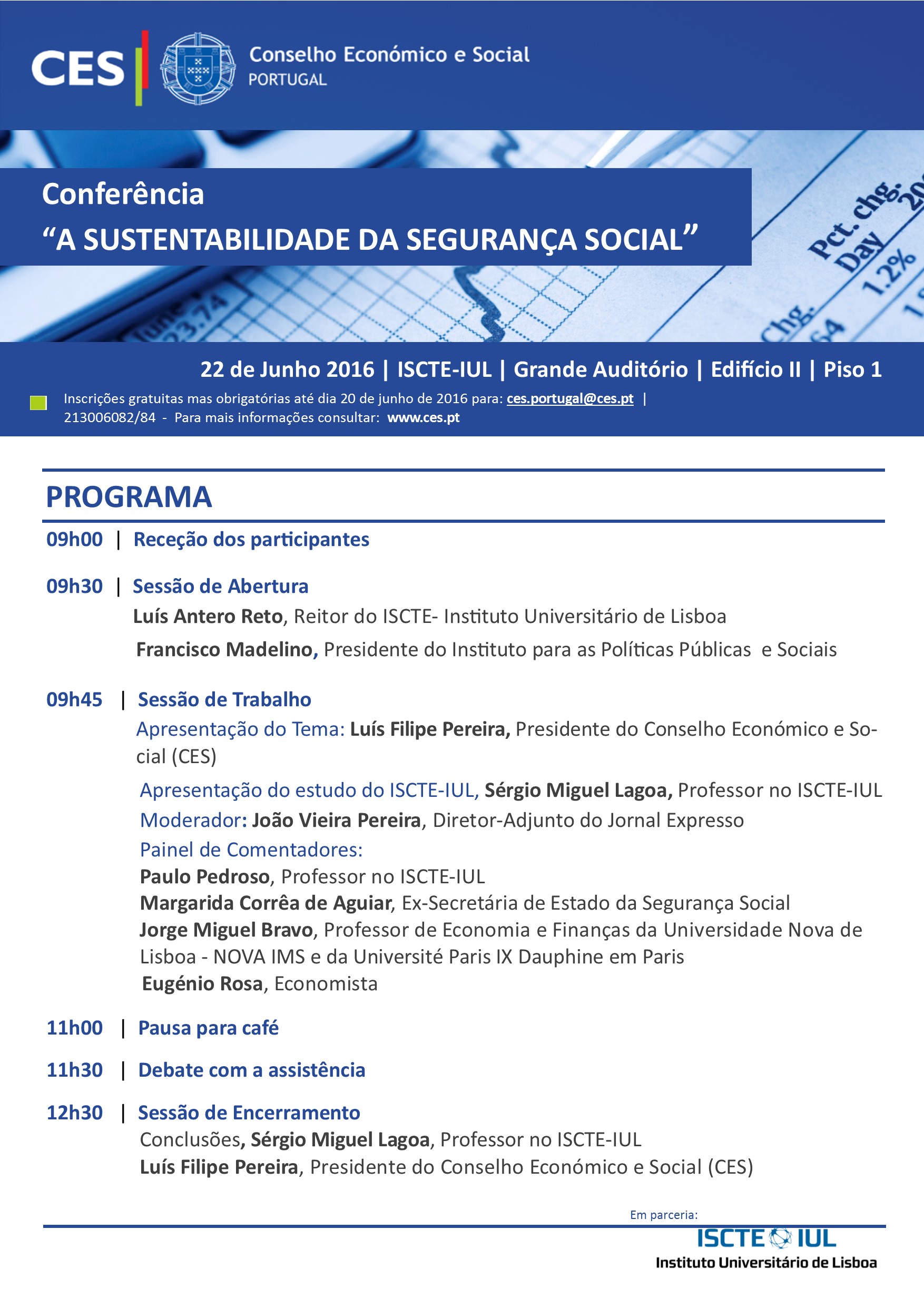 Programa CES SustentabilidadeSegurancaSocial